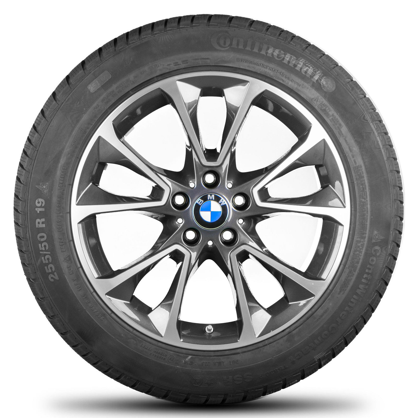 Zimní sada BMW X5 F15 STYLING 449 9x19 ET48 5/120 s pneu 255/50 R19 107V CONTINENTAL TS830P RFT