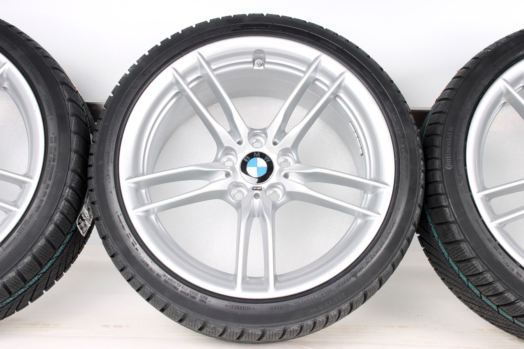 Zimní sada BMW M3 F80 a M4 F82 STYLING M641 8,5x19 ET27 a 9x19 ET29 5/120 včetně zimních pneumatik 255/35 R19 96V XL Continental Winter Contact…