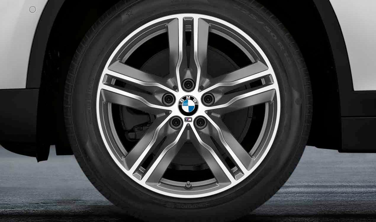 Originální letní sada BMW X1 F48 a X2 F39 STYLING M570 v rozměrech 7,5x18 ET51 včetně letních pneumatik 225/50 R18 99W Continental PremiumContact 6* a…