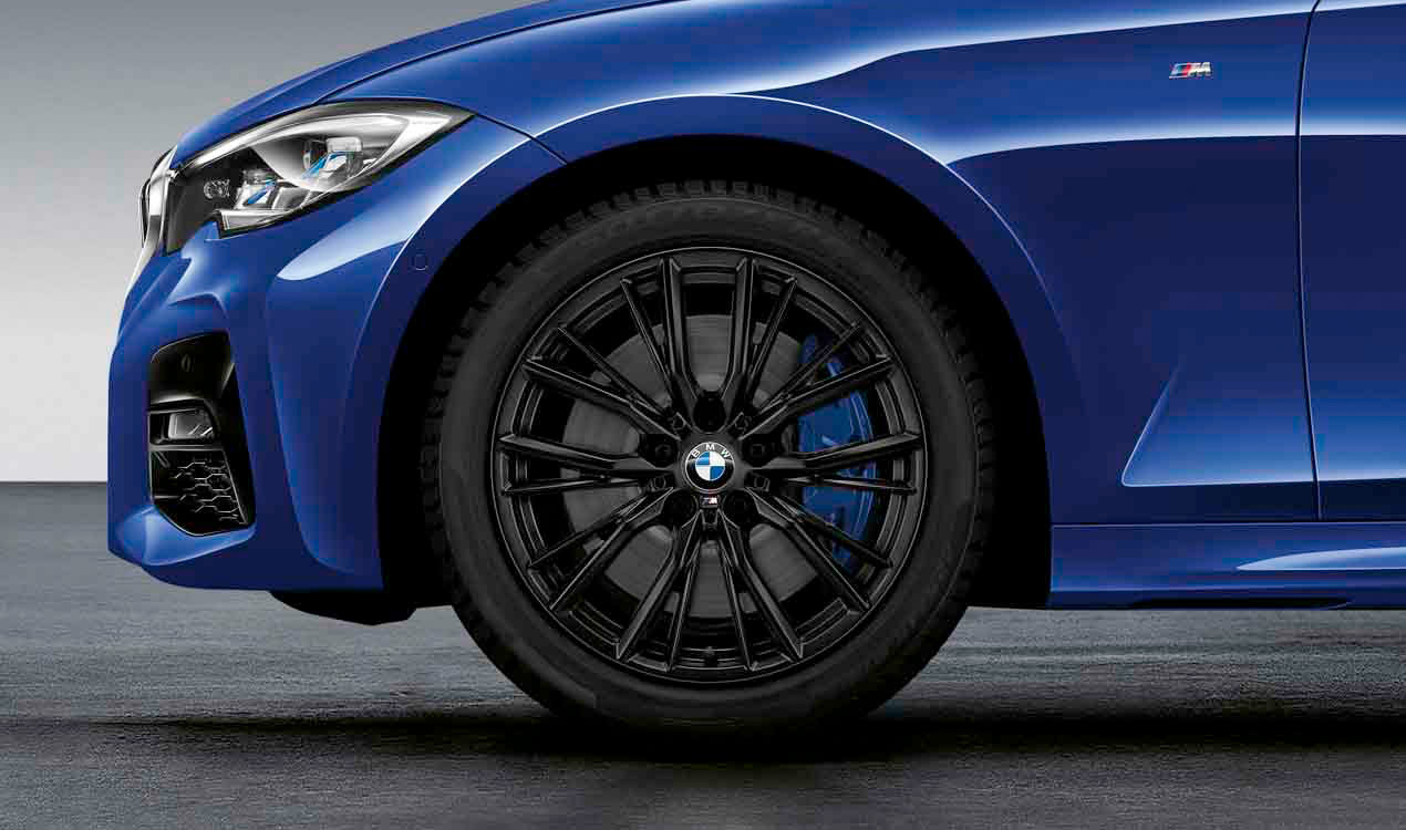 Originální zimní sada BMW STYLING M796 pro G42 Coupé, 3 G20 ,G21, 4 G22 v rozměrech 7,5x18 ET25 včetně zimních pneumatik 225/45 R18 95H XL Continental…