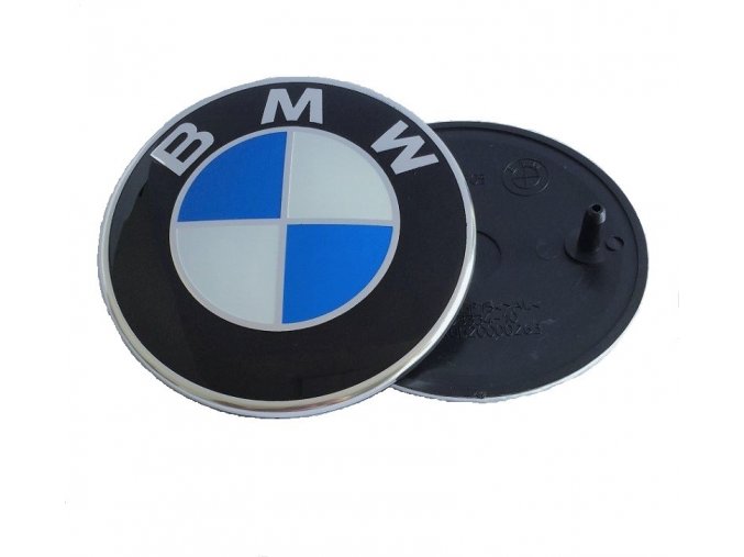 ZNAK BMW 82MM MODRÁ BÍLÁ