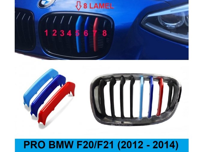 TRIKOLORA BMW F20/F21 (2012-2014) 8 LAMEL