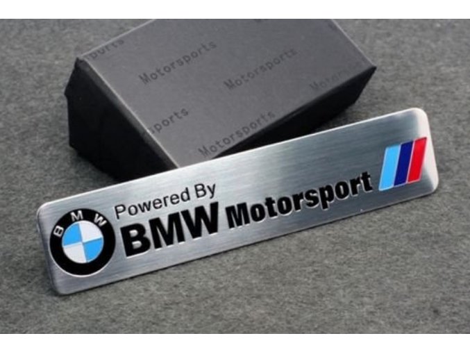 PLAKETA - BMW POWERED BY MOTORSPORT