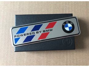 PLAKETA - POWERED BY BMW