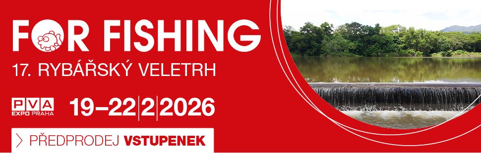 For Fishing 2026 19.-22.2.2026, PVA EXPO Praha, 17. ROČNÍK NEJVĚTŠÍHO RYBÁŘSKÉHO VELETRHU V ČESKÉ REPUBLICE