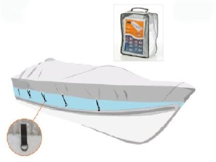 1030 zakryvaci plachta na lode a cluny delka 488cm 564cm sirka 239cm