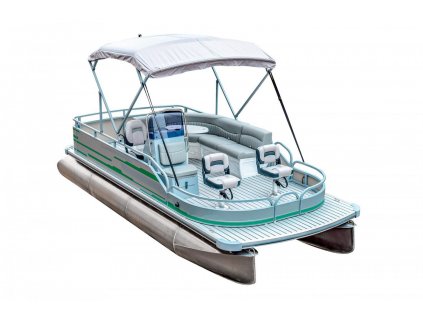 hlinikovy katamaran - ponton boat