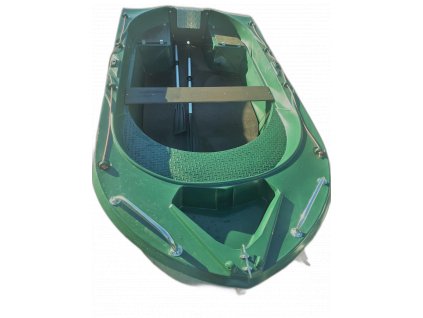 plastový člun Armor - Falco 360 (Varianta 2365 modré provedení DeLuxe, dřevěná podlaha, nerez zábradlí,)
