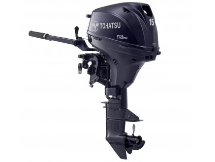 lodní motor Tohatsu MFS 15 Hp (Varianta 263 EPTL, krátká noha, el. start, el. trim, dálkové řazení,)