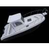Motorový kajutový člun, loď,  BT 700