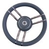 Volant k člunu a lodi šedý 350 mm