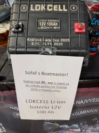 SÚŤAŽ o skvelú batériu Li-ion 12V 100Ah. Stačí nakúpiť na našom e shope www.boatmaster.sk nad 30€ a ste zaradení do...