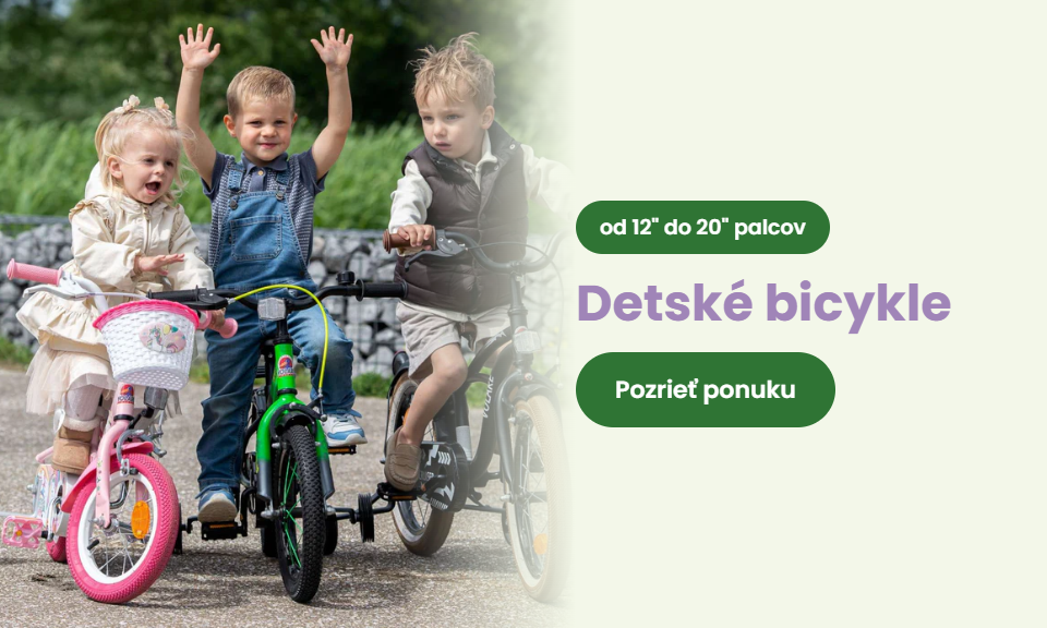 Detské bicykle pre rôzne vekové kategórie Volare, Toimsa