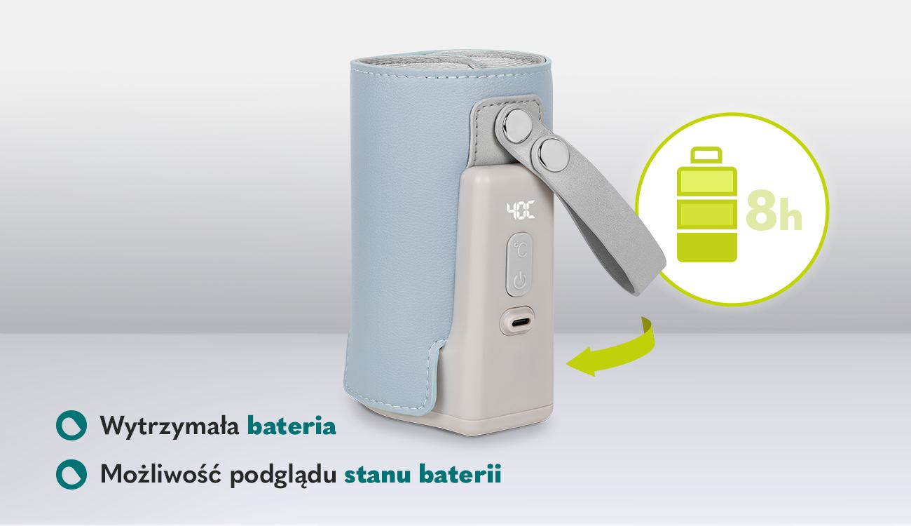Lionelo ohrievačka flias thermup go plus blue sky