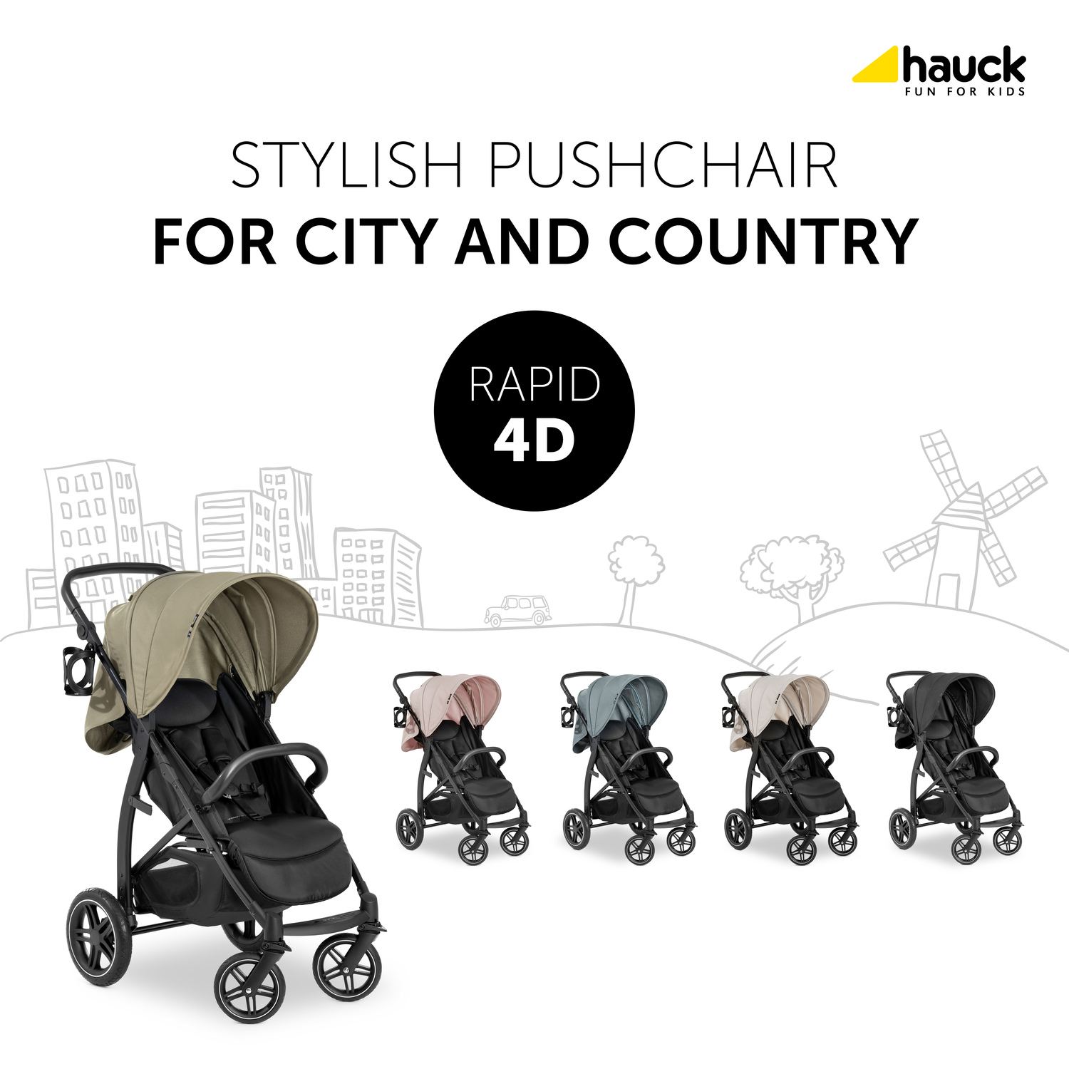 Športový kočík hauck rapid 4d 