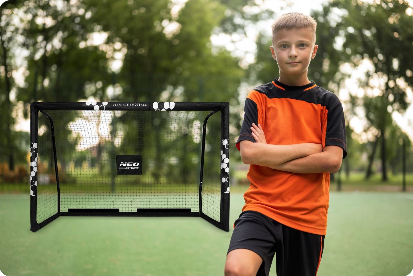 Futbalová bránka neo sport 180 x 120 x 60cm hexagon