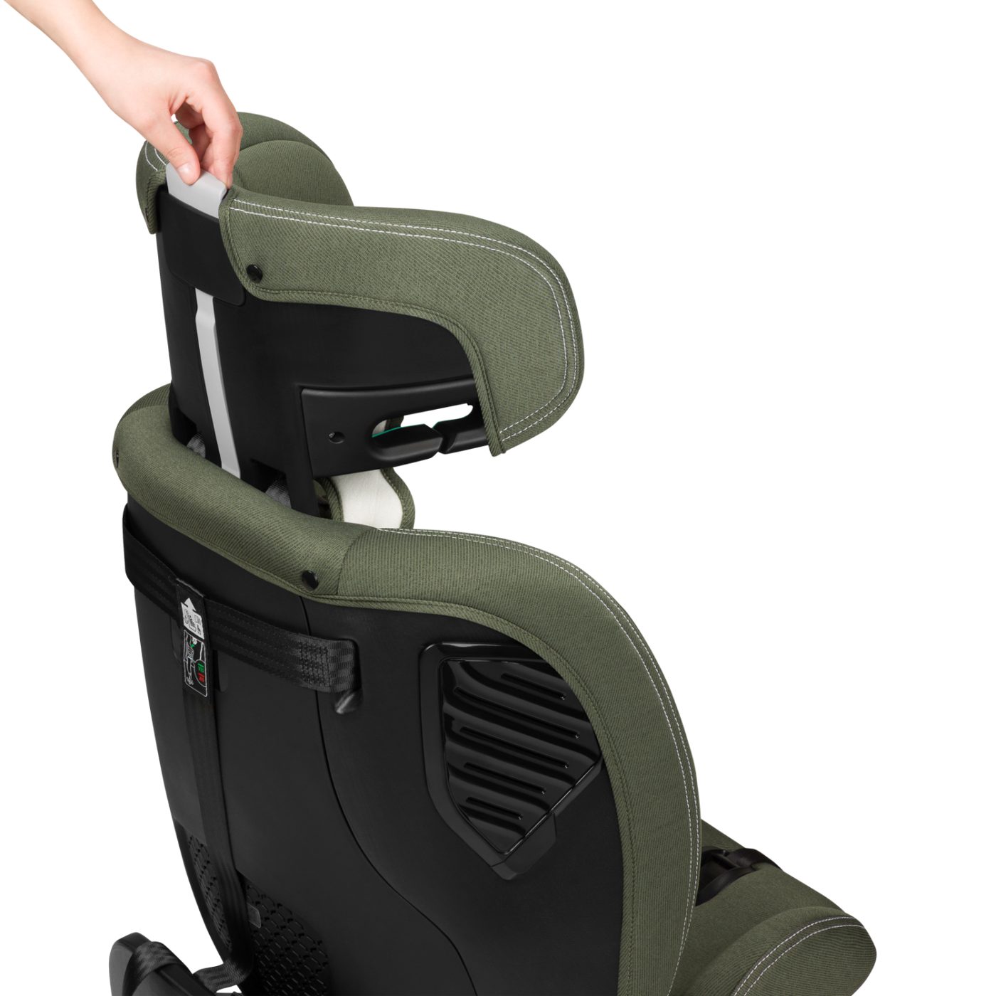 Lionelo detská autosedačka bastiaan one isofix i size green olive 40 150cm