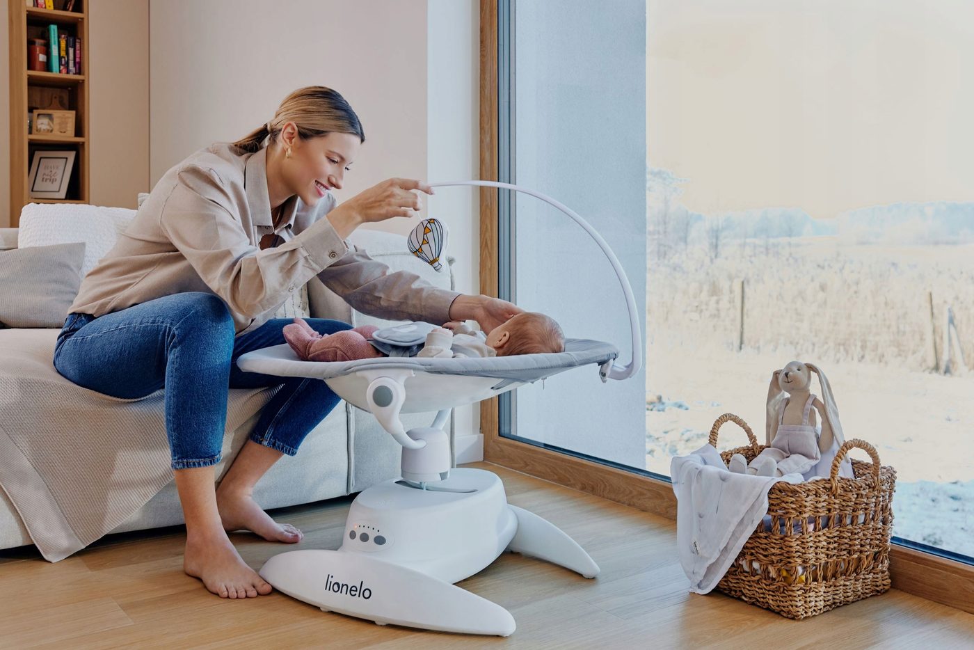 Lionelo elektrické lehátko kresielko iris