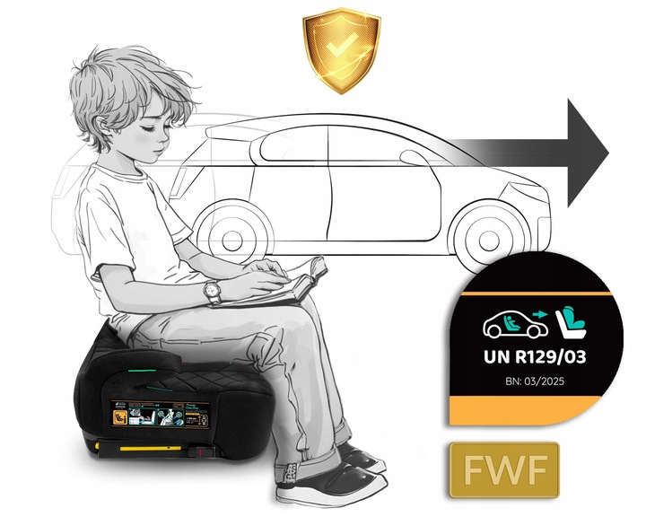 Nukido Louis Base podsedák detský autosedačka
