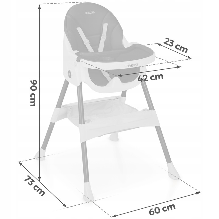 RICOKIDS Mani detská jedálenská stolička