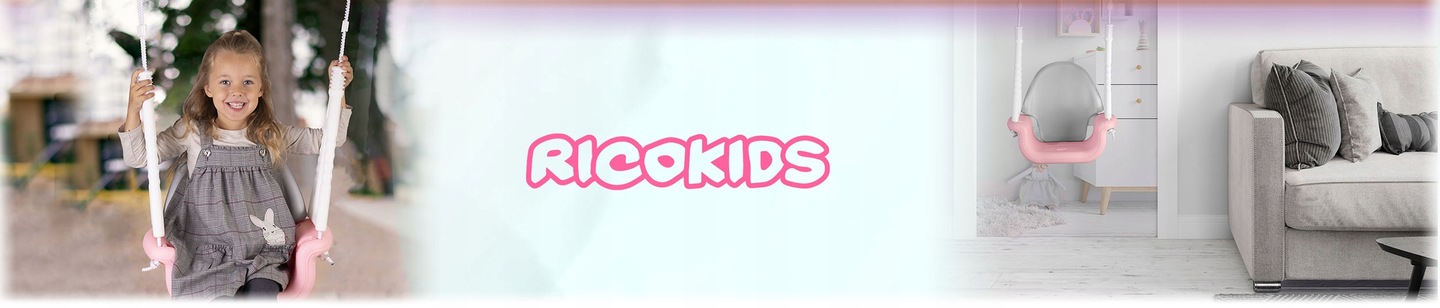 RICOKIDS detská rastúca hojdačka 3v1 myš ružová