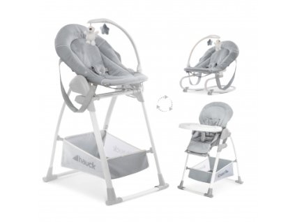 Hauck Sit´n Relax 3v1 jedálenská stolička (Farba stretch grey)