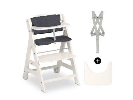 Hauck BETA rastúca stolička s kolieskami - Dark Grey