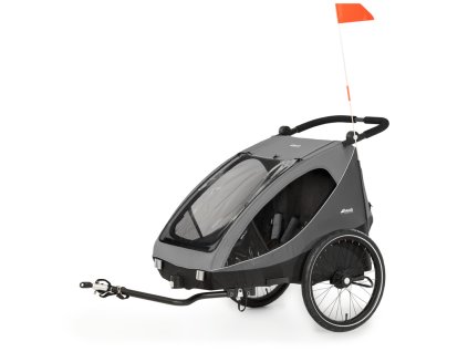 Hauck Dryk DUO cyklovozík - Plus Black