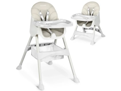 RICOKIDS Milo detská jedálenská stolička - ružová