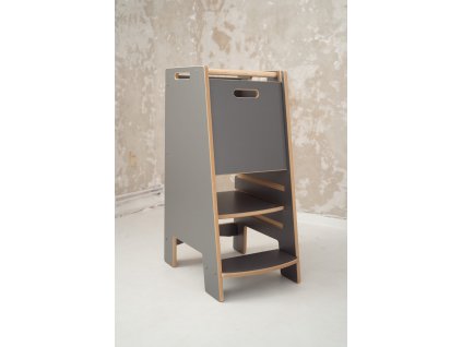 Tuptiwood NOWAY Učiaca veža Kitchen Helper sivá