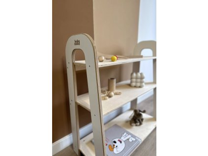 BabyWood Regál SLIM M biely