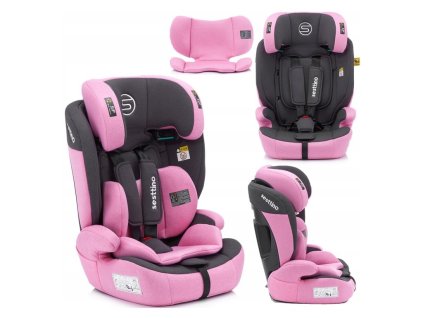 Detská autosedačka Sesttino Rocker Pro (76-150cm) (Farba Pink)