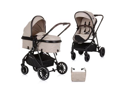 Kombinovaný/športový kočík Chipolino AURA  2v1 (Farba Macadamia)