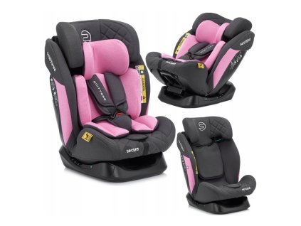 Sesttino Secure pro i-size detská autosedačka (40-150cm) - Pink Rose