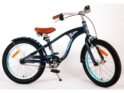 Volare bicykel Detský Black Cruiser 18" mat blue