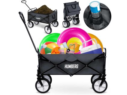 Humberg prepravný skladací vozík HM-511, 80l