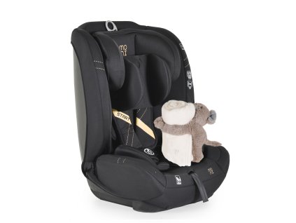 Moni START detská autosedačka (76-150cm) black + deka ZADARMO