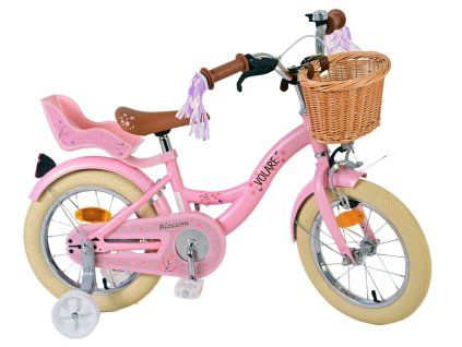 Volare - Detský bicykel Blossom 14" CB- ružový