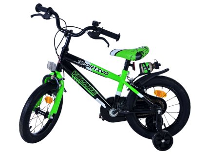 vyr 7241 Volare Sportivo kinderfiets 14 inch groen twee handremmen 8 W1800