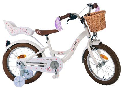 Volare - Detský bicykel Blossom 16" - biely