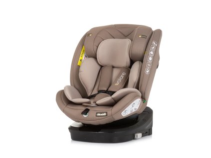 Chipolino Autosedačka VOLARE - otočná ISOFIX+I-SIZE (40-150 cm) (Farba Macadamia)