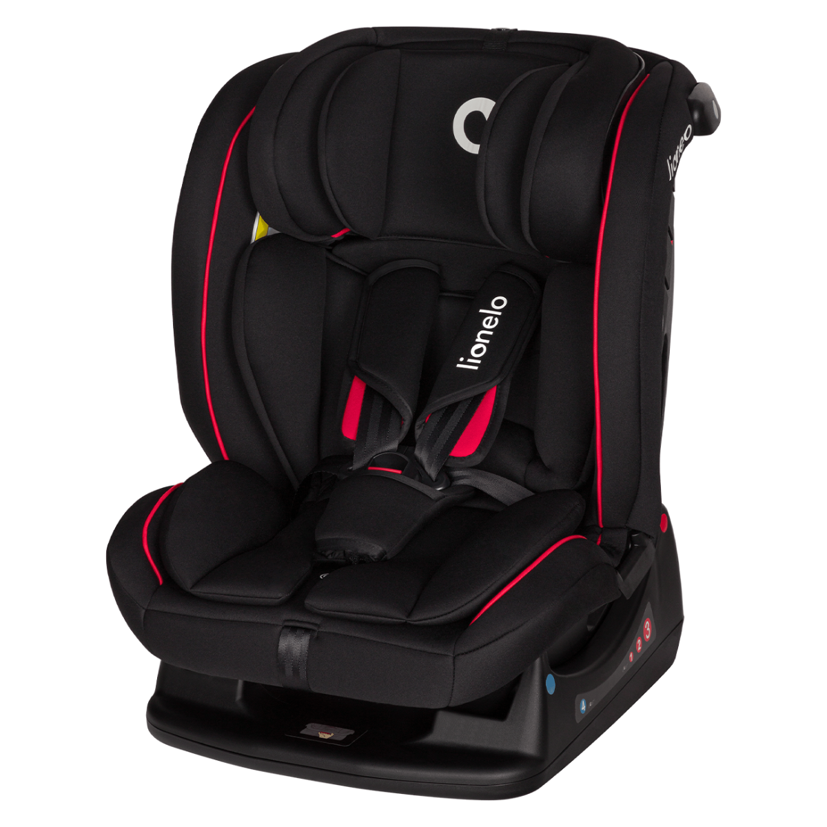 Lionelo  AART i-size detská autosedačka Farba: Carbon red
