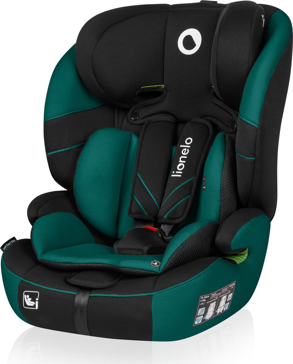 Lionelo Levi one iSIZE detská autosedačka (9-36kg) Farba: green forest