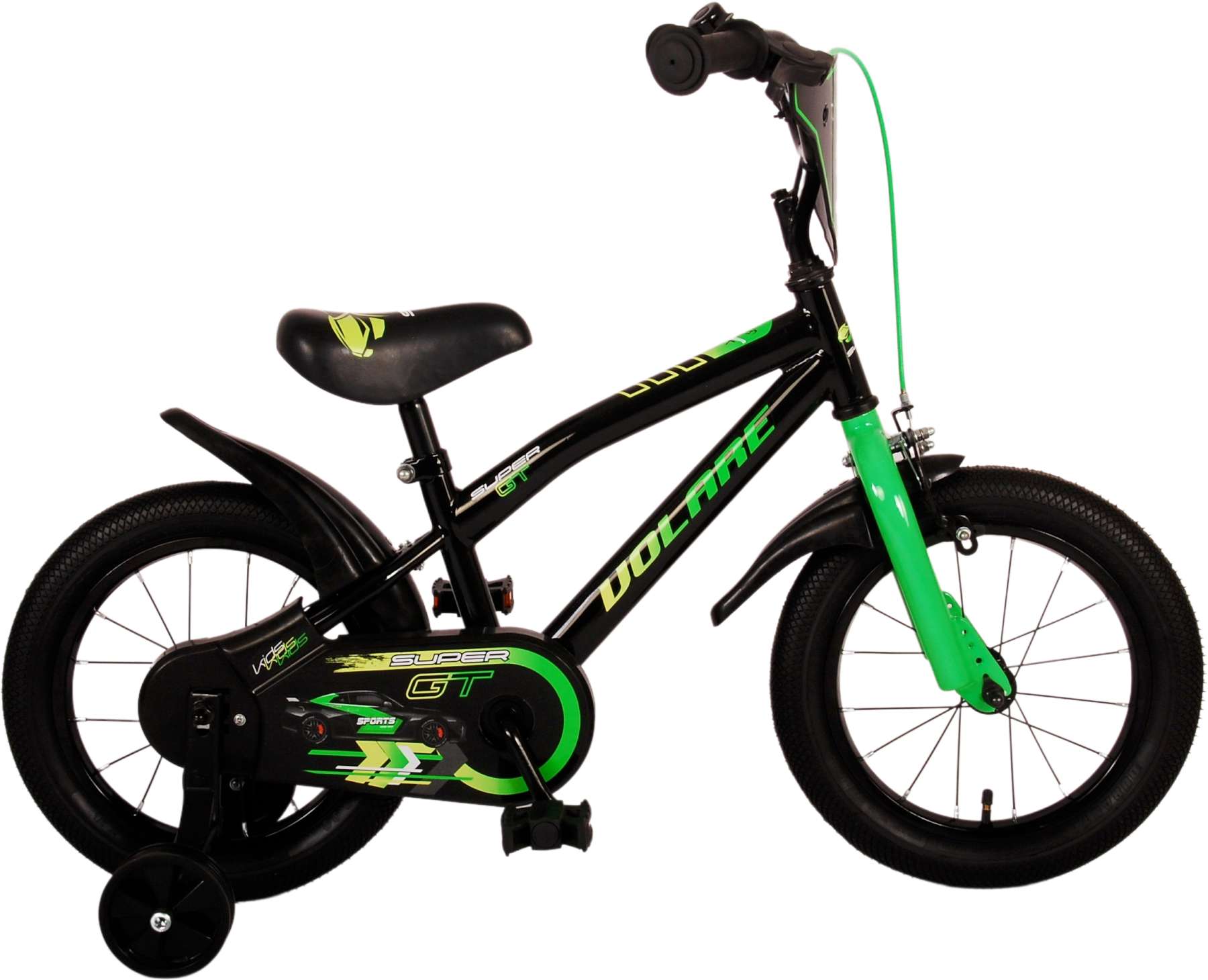 Volare - Detský bicykel Super GT CB zelený