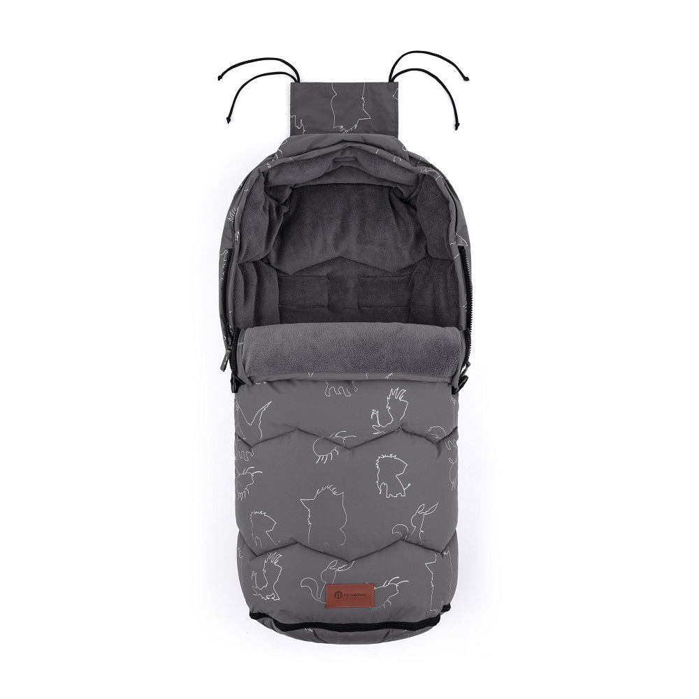 PETITE&MARS Fusak 4v1 Warmy Silvered Grey