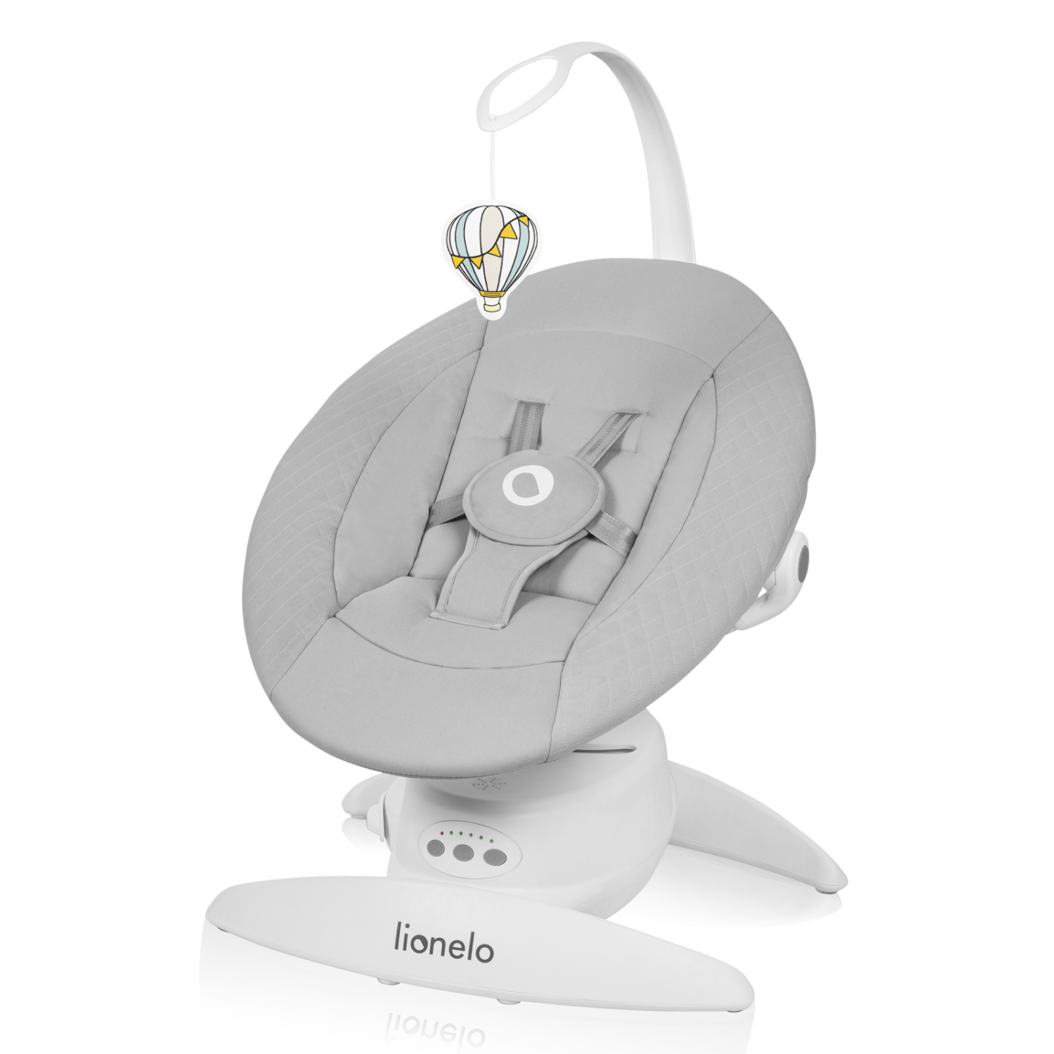 Lionelo Iris grey concrete elektrické lehátko/kresielko