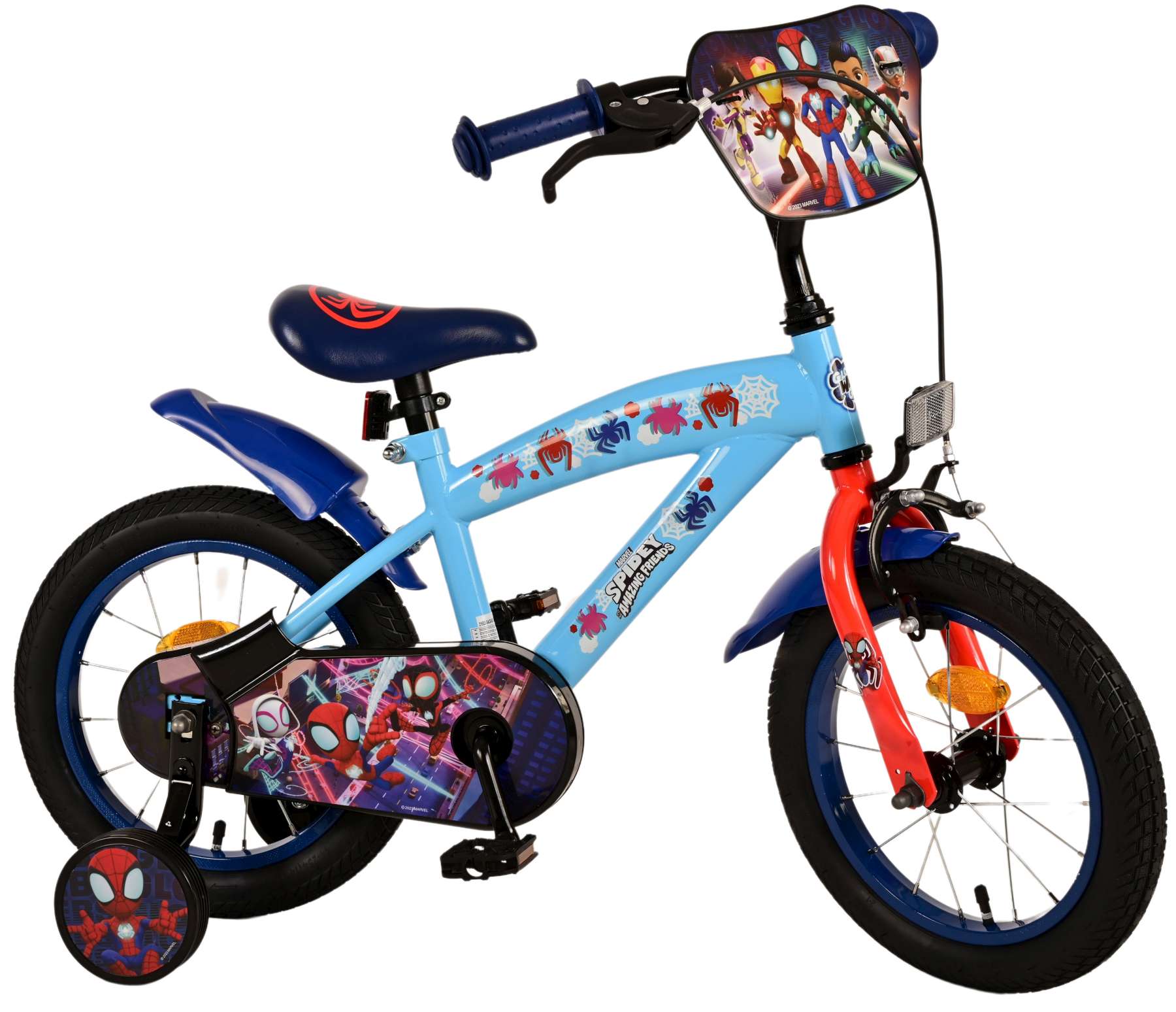 Volare - Detský bicykel Spidey Kids CB modrý
