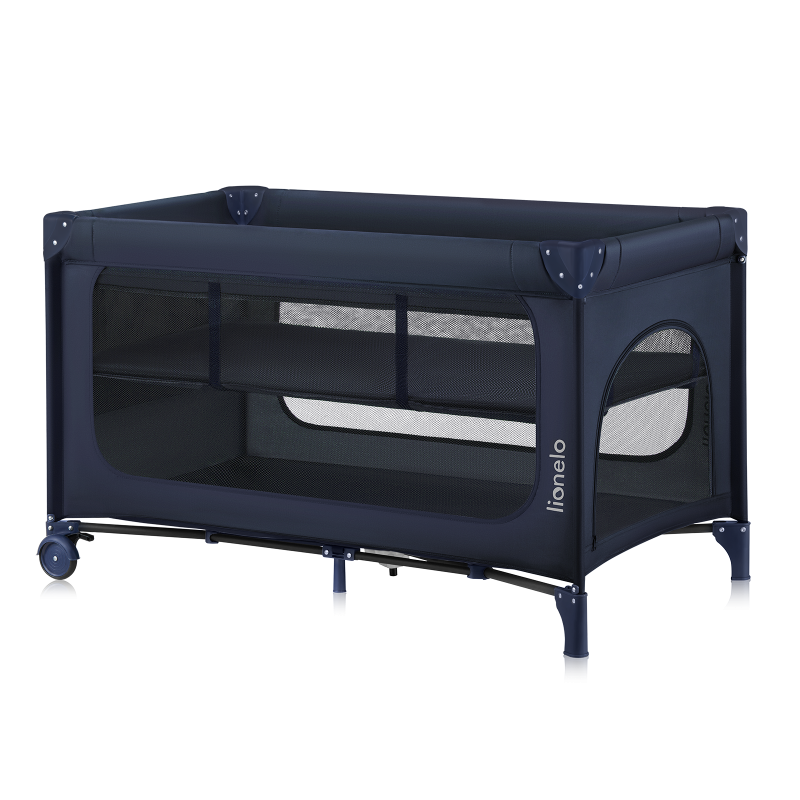 Lionelo Jasmin easy fold multifunkčná cestovná postieľka Farba: Blue Navy