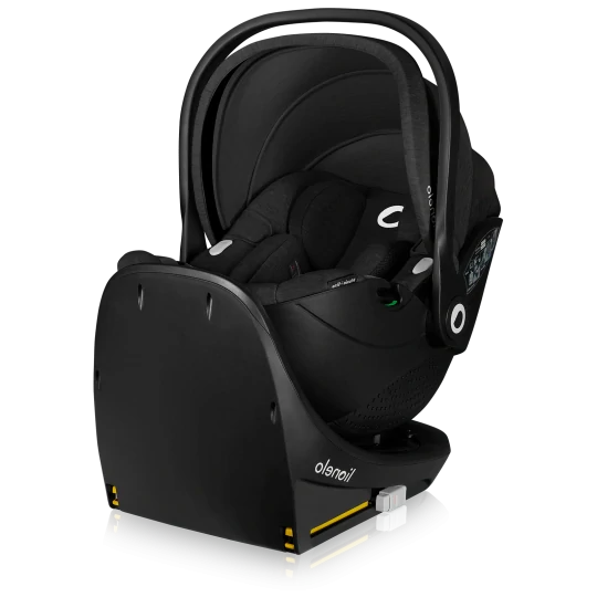 Lionelo Moxie detská autosedačka 360° isofix základňa SET Black Carbon