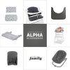 Hauck Alpha+ drevená rastúca stolička na kŕmenie - Black